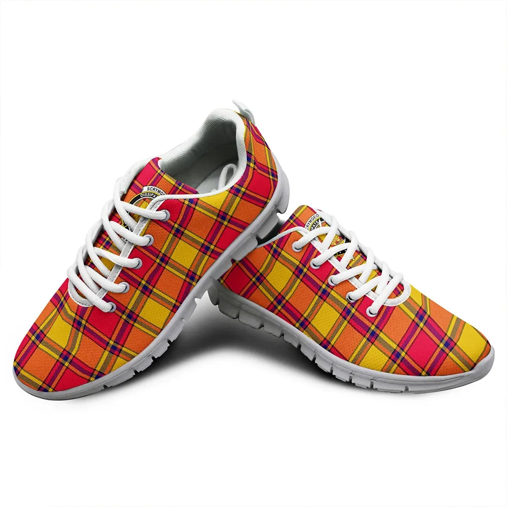 Scrymgeour Tartan Crest Sneakers