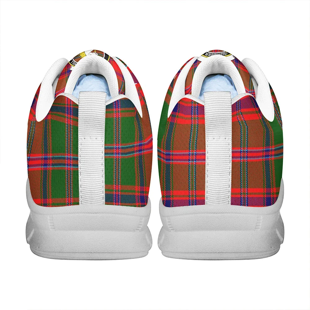 Stewart of Appin Modern Tartan Crest Sneakers