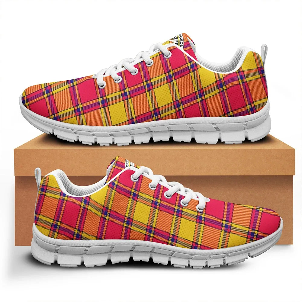 Scrymgeour Tartan Crest Sneakers