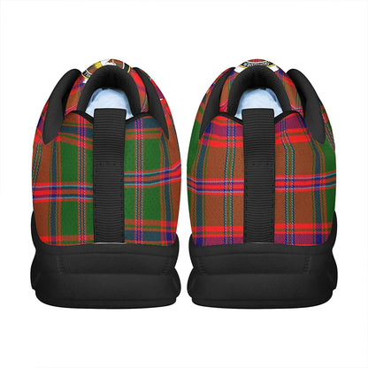 Stewart of Appin Modern Tartan Crest Sneakers