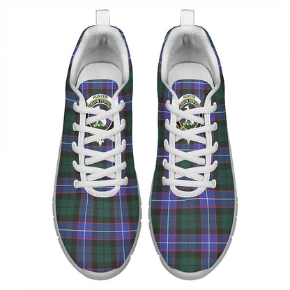 Hunter Modern Tartan Crest Sneakers