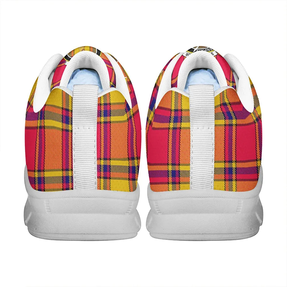 Scrymgeour Tartan Crest Sneakers