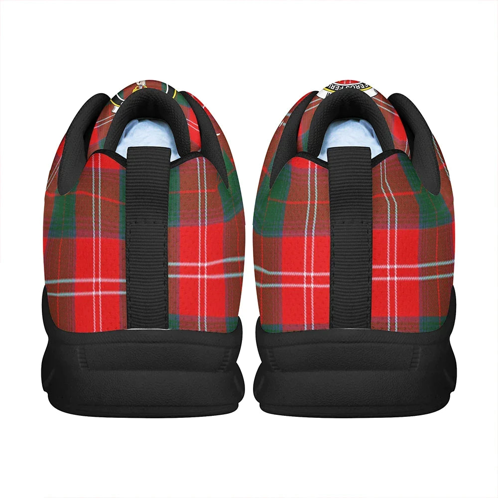 Chisholm Modern Tartan Crest Sneakers