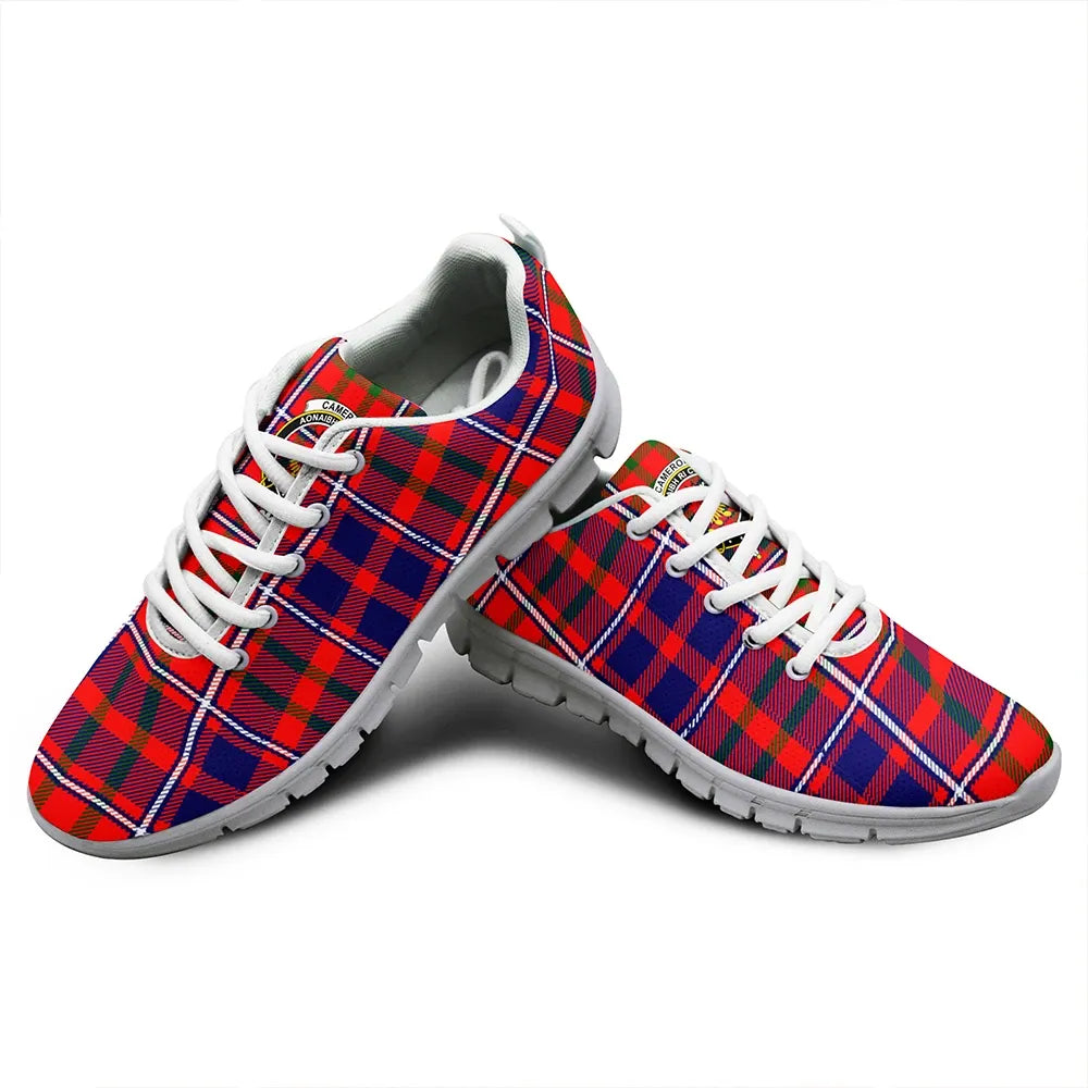 Cameron of Lochiel Modern Tartan Crest Sneakers