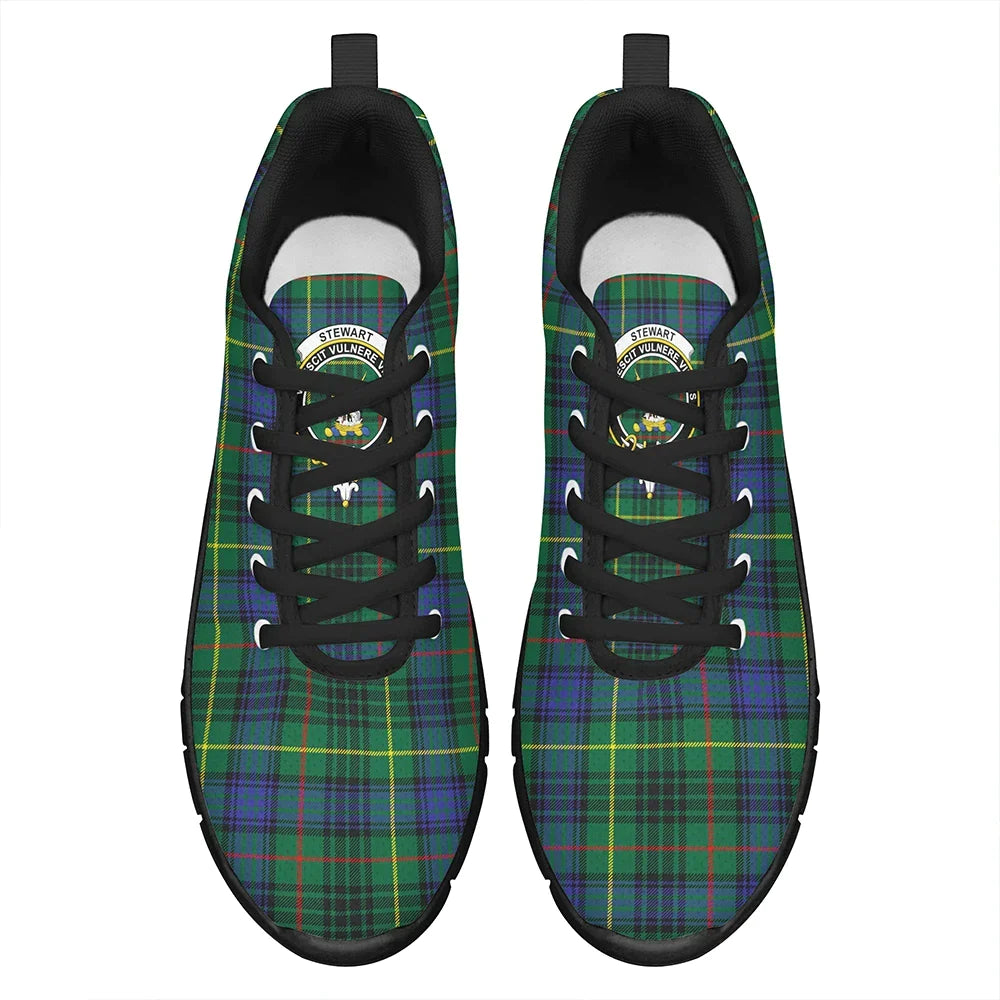 Stewart Hunting Modern Tartan Crest Sneakers