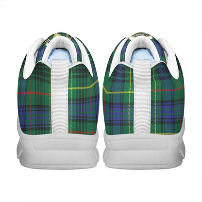 Stewart Hunting Modern Tartan Crest Sneakers