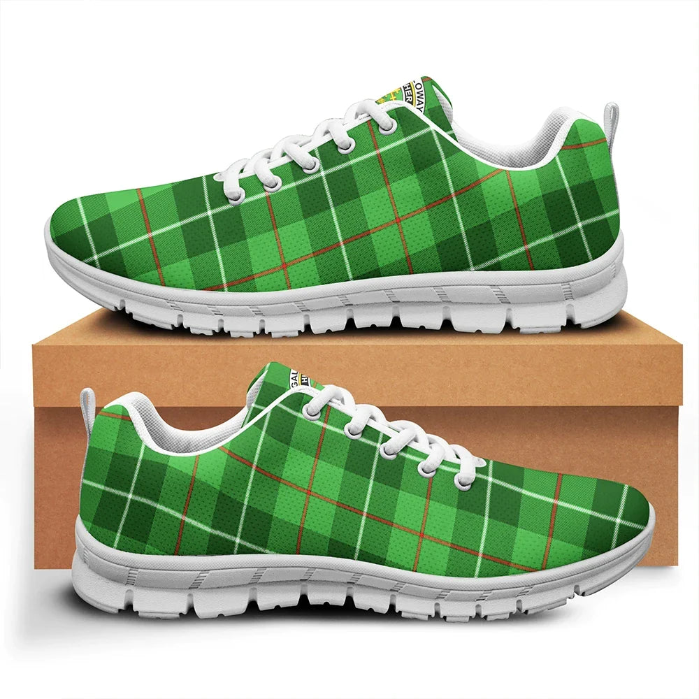 Galloway District Tartan Crest Sneakers