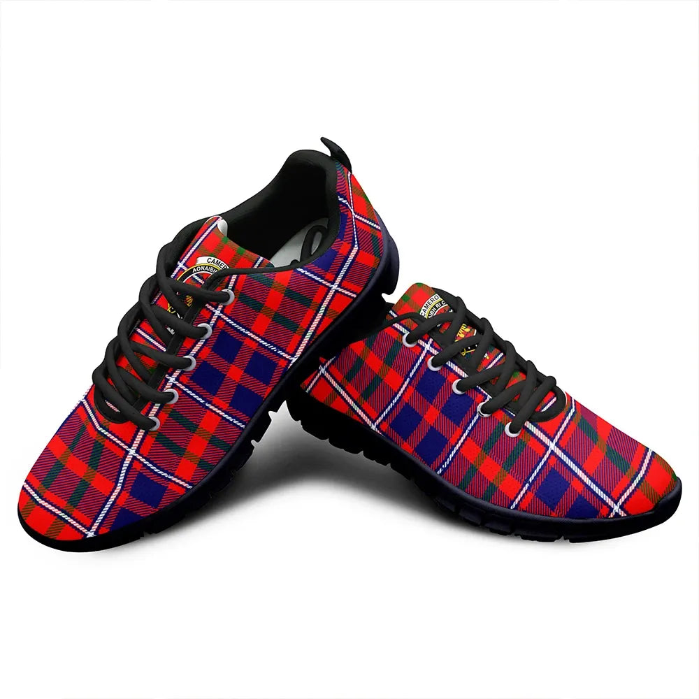 Cameron of Lochiel Modern Tartan Crest Sneakers