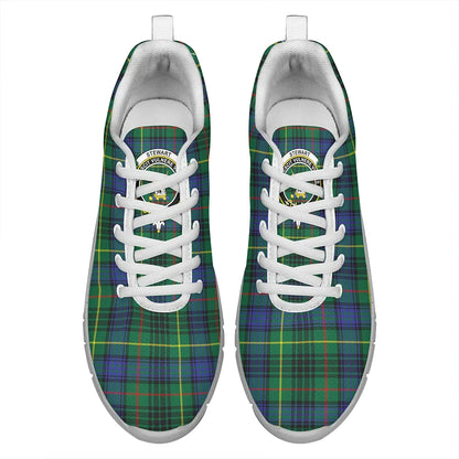 Stewart Hunting Modern Tartan Crest Sneakers