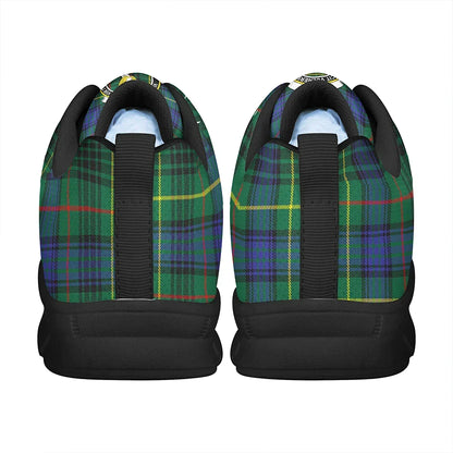 Stewart Hunting Modern Tartan Crest Sneakers