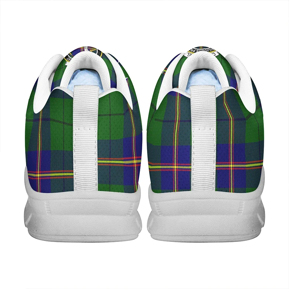 Carmichael Modern Tartan Crest Sneakers