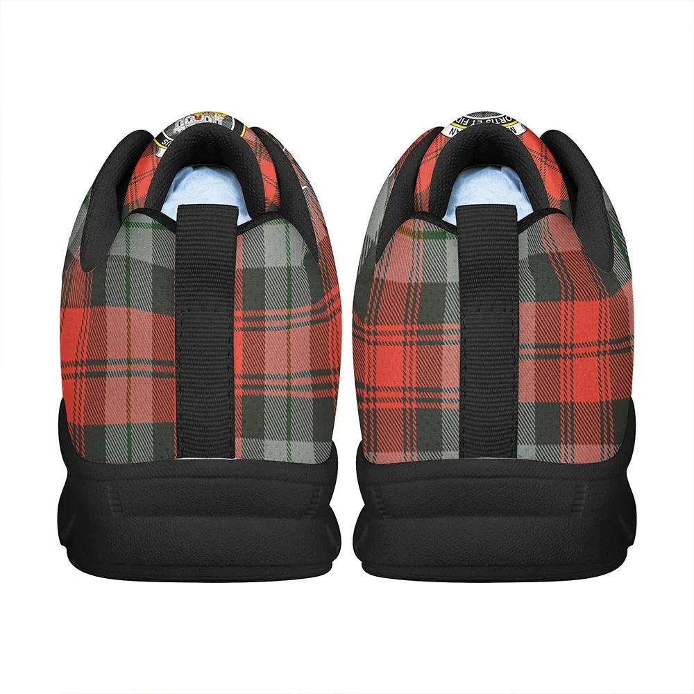 MacLachlan Weathered Tartan Crest Sneakers