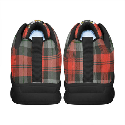 MacLachlan Weathered Tartan Crest Sneakers