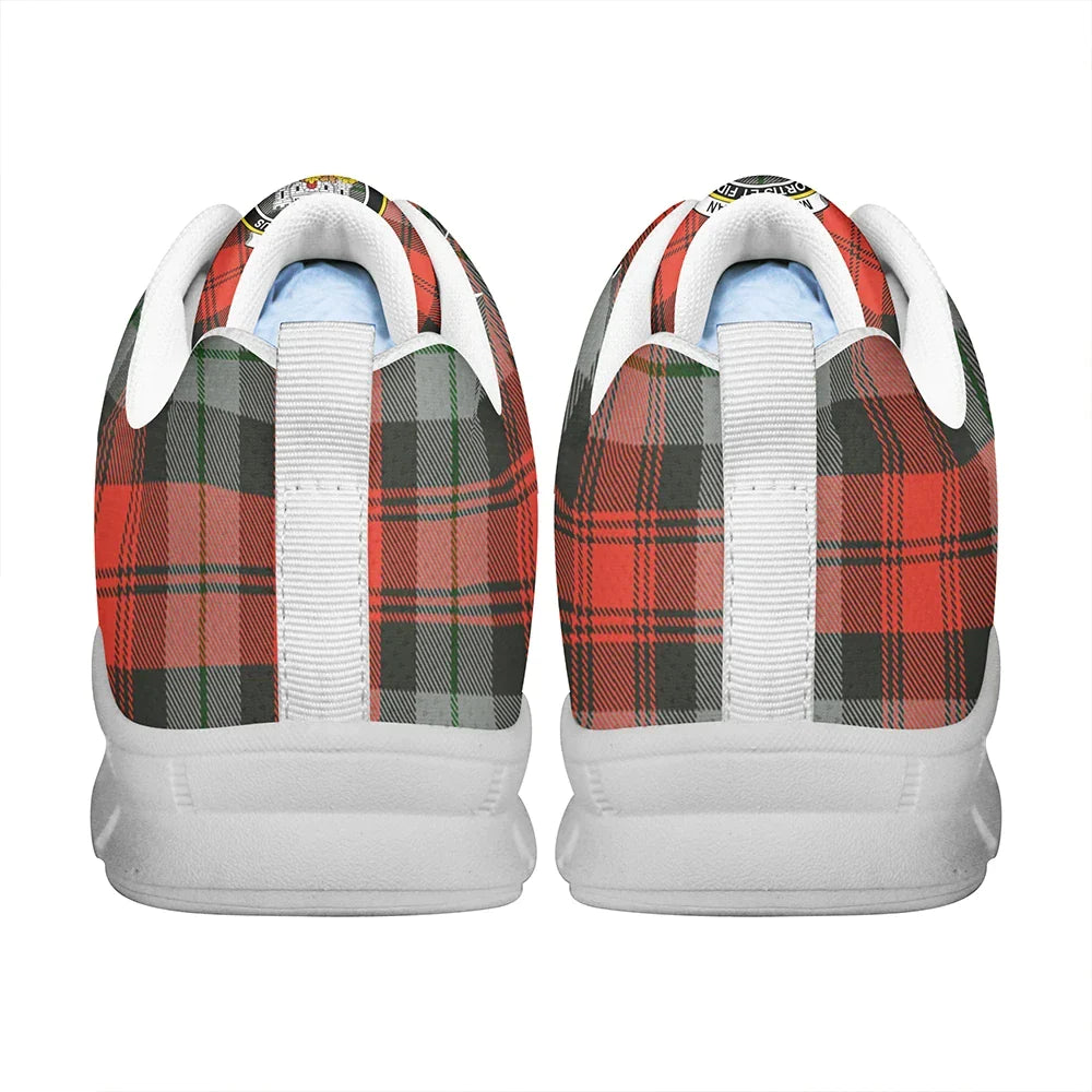 MacLachlan Weathered Tartan Crest Sneakers