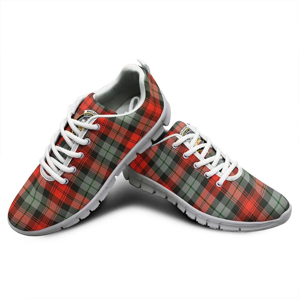 MacLachlan Weathered Tartan Crest Sneakers