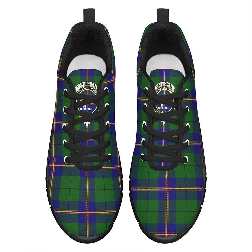 Carmichael Modern Tartan Crest Sneakers