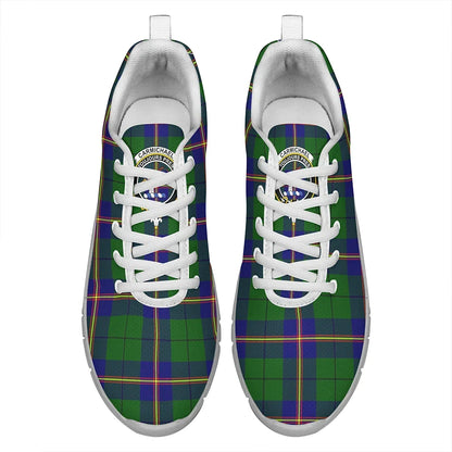 Carmichael Modern Tartan Crest Sneakers