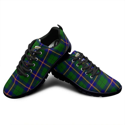 Carmichael Modern Tartan Crest Sneakers