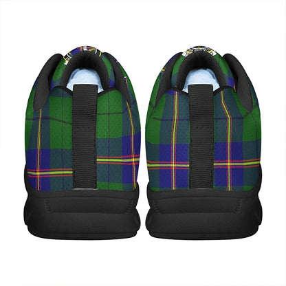 Carmichael Modern Tartan Crest Sneakers