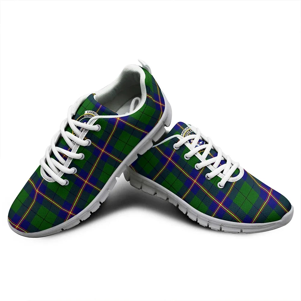 Carmichael Modern Tartan Crest Sneakers