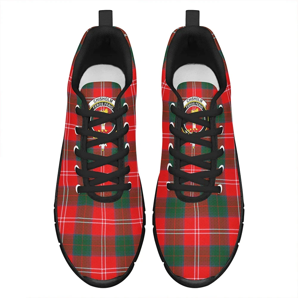 Chisholm Modern Tartan Crest Sneakers