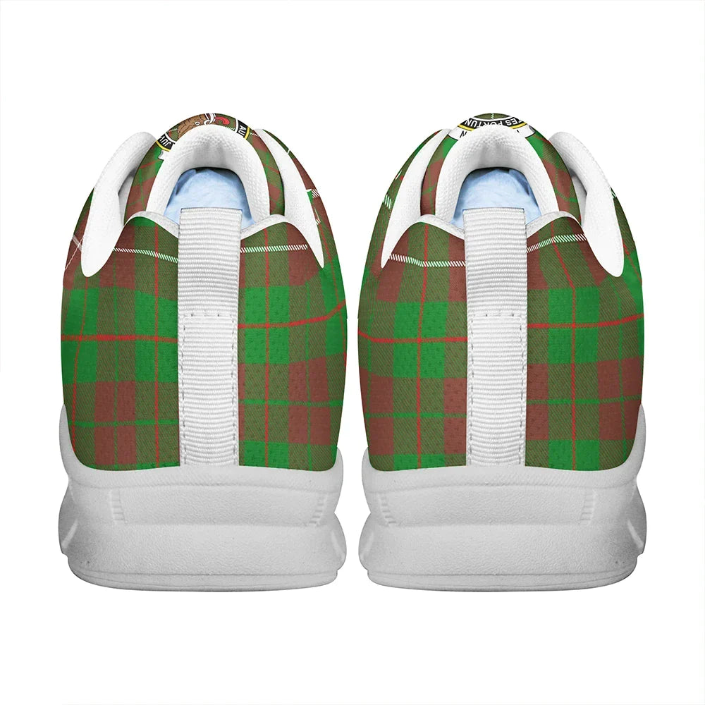 MacKinnon Hunting Modern Tartan Crest Sneakers