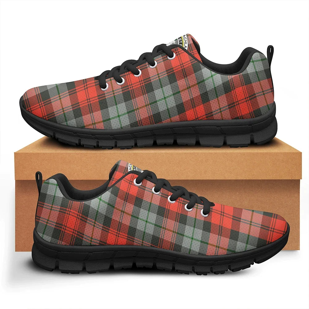 MacLachlan Weathered Tartan Crest Sneakers