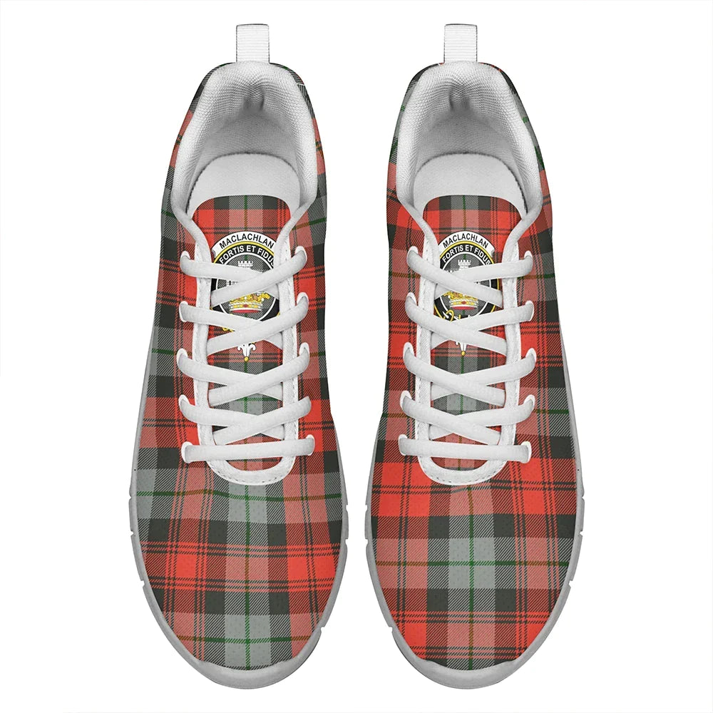 MacLachlan Weathered Tartan Crest Sneakers