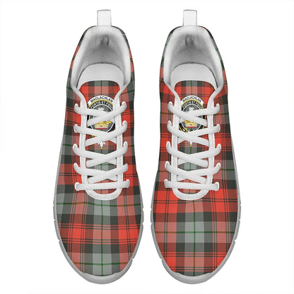 MacLachlan Weathered Tartan Crest Sneakers