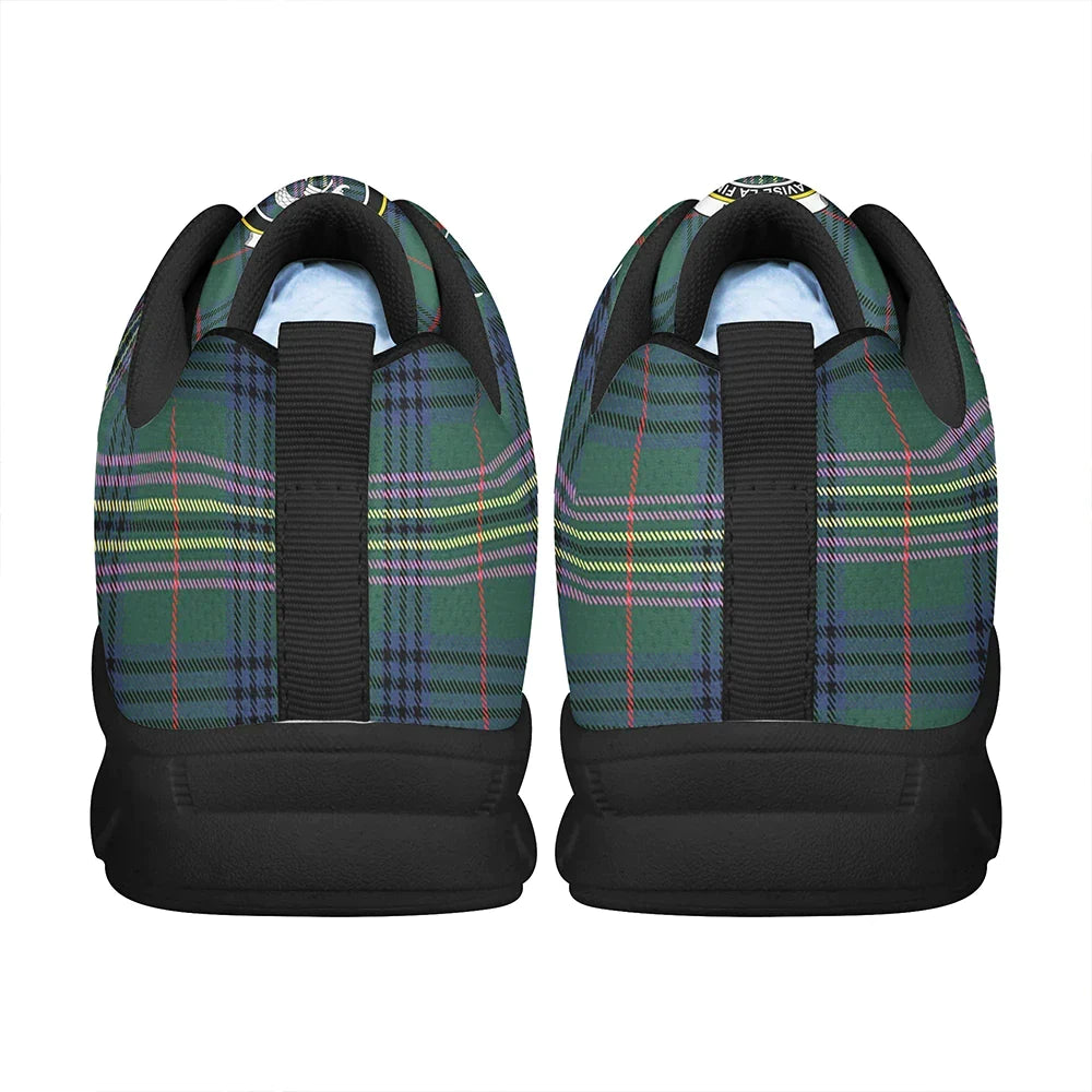 Kennedy Modern Tartan Crest Sneakers