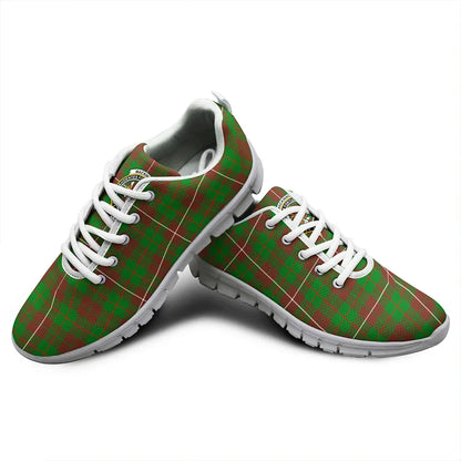 MacKinnon Hunting Modern Tartan Crest Sneakers