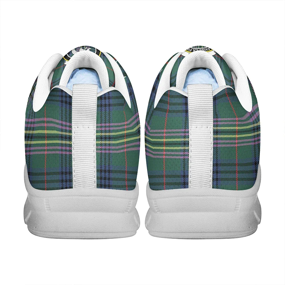 Kennedy Modern Tartan Crest Sneakers