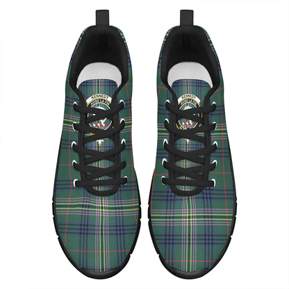 Kennedy Modern Tartan Crest Sneakers