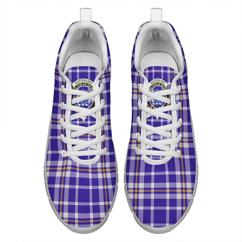 Ochterlony Tartan Crest Sneakers