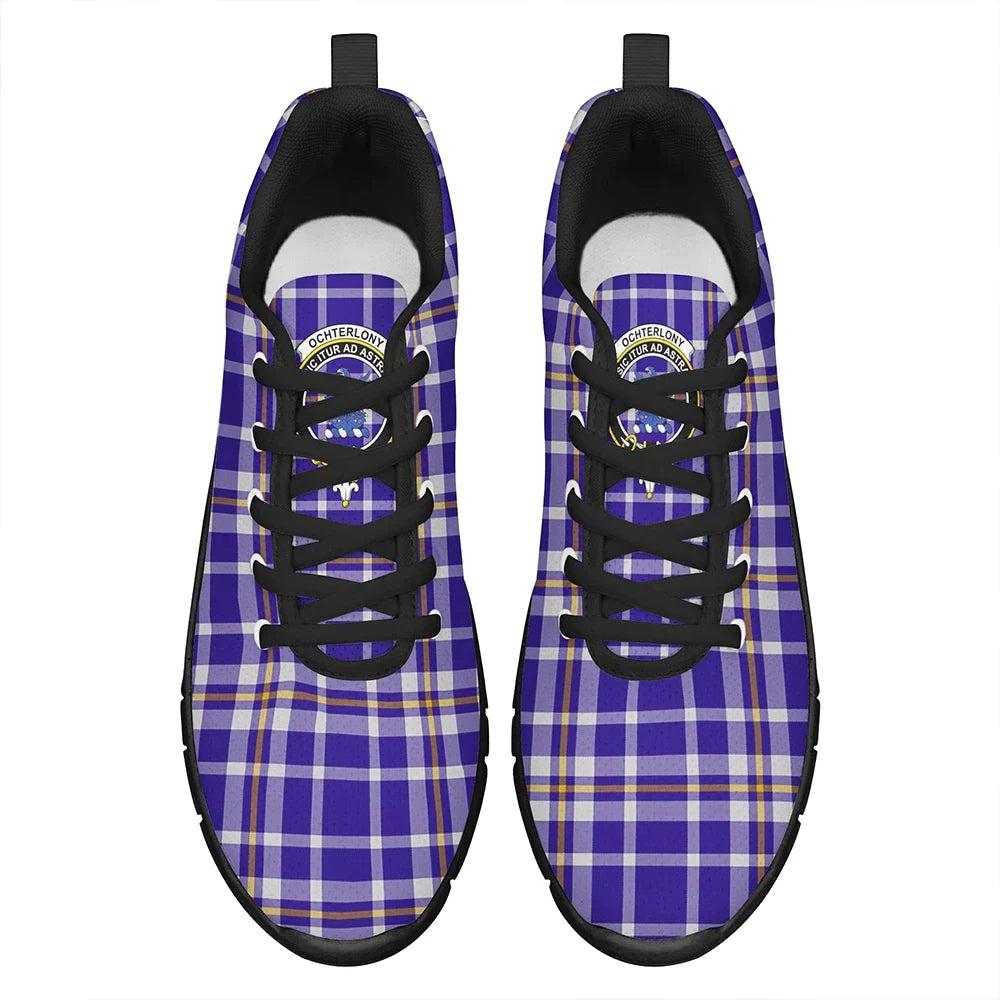 Ochterlony Tartan Crest Sneakers