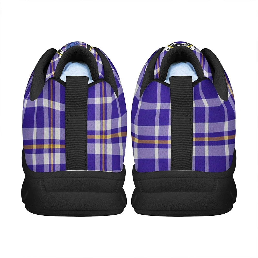 Ochterlony Tartan Crest Sneakers