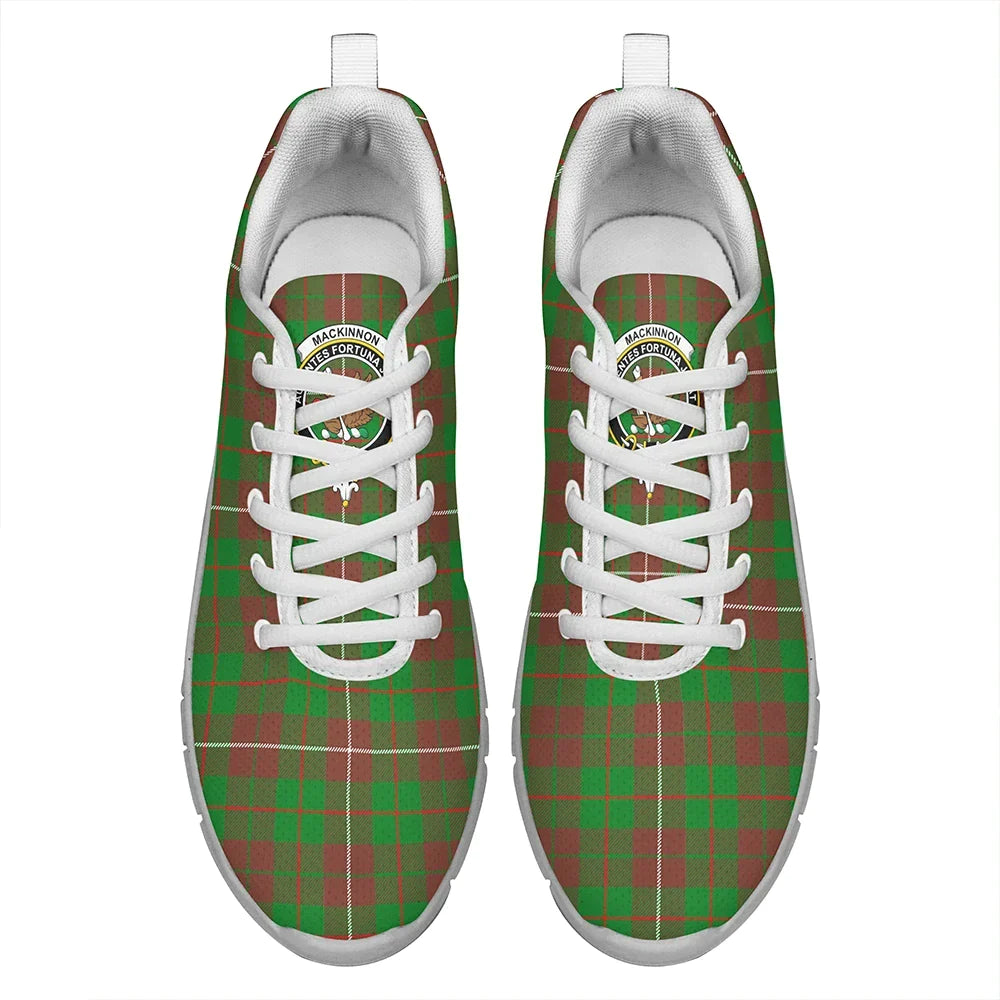 MacKinnon Hunting Modern Tartan Crest Sneakers