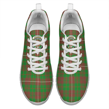 MacKinnon Hunting Modern Tartan Crest Sneakers