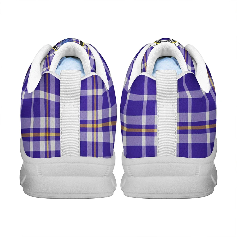 Ochterlony Tartan Crest Sneakers