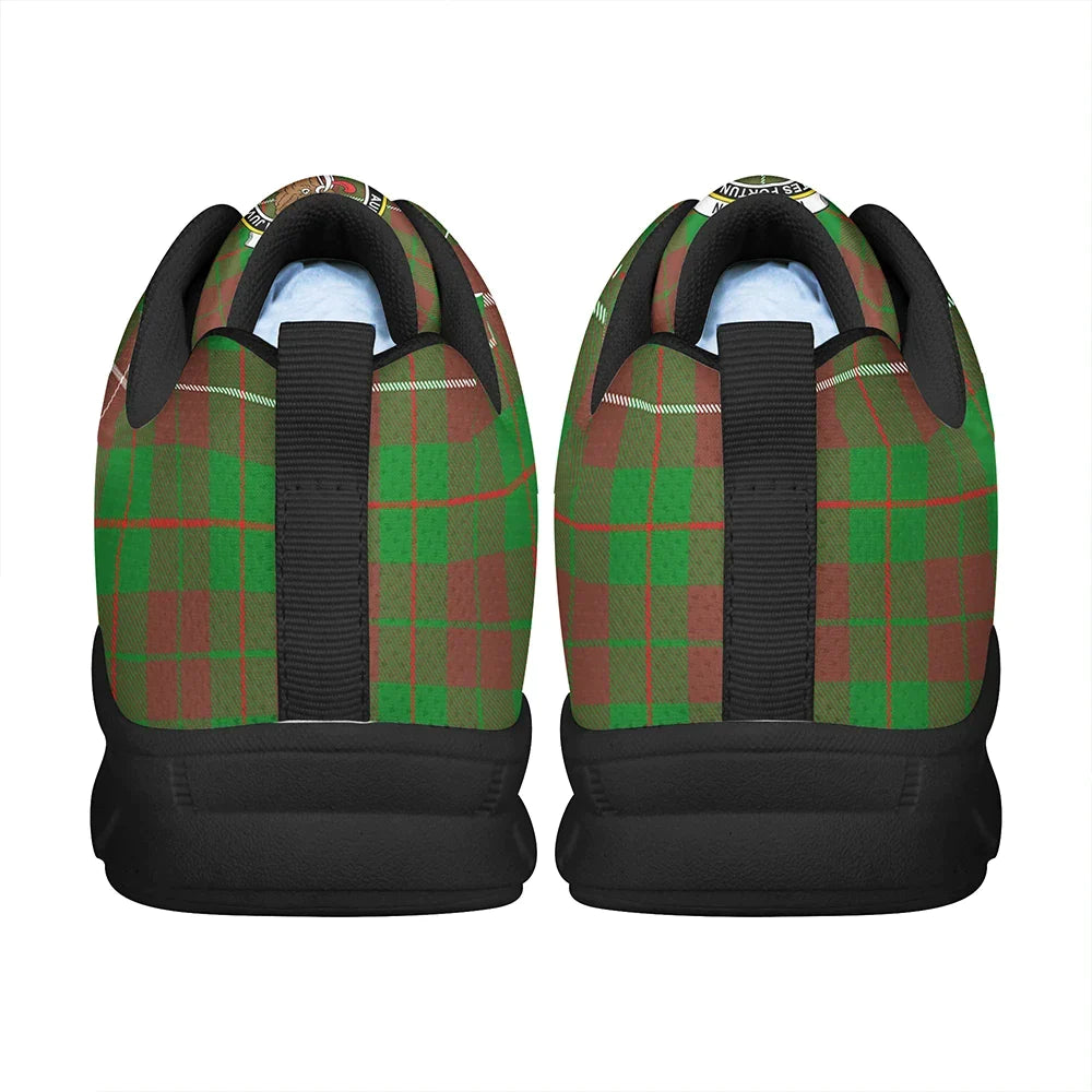 MacKinnon Hunting Modern Tartan Crest Sneakers