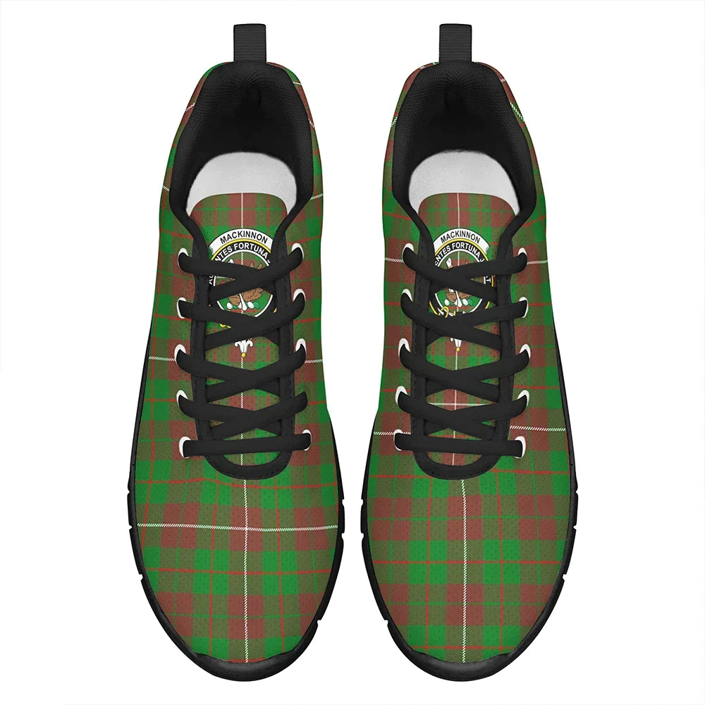 MacKinnon Hunting Modern Tartan Crest Sneakers