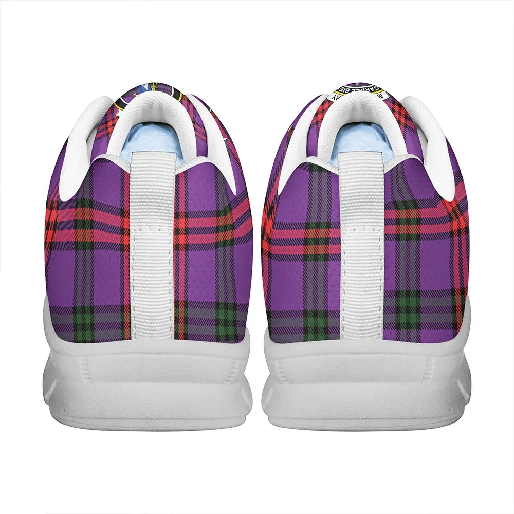 Montgomery Modern Tartan Crest Sneakers