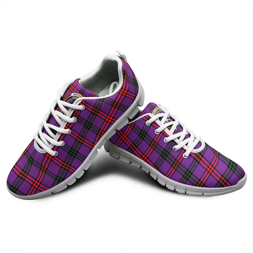 Montgomery Modern Tartan Crest Sneakers