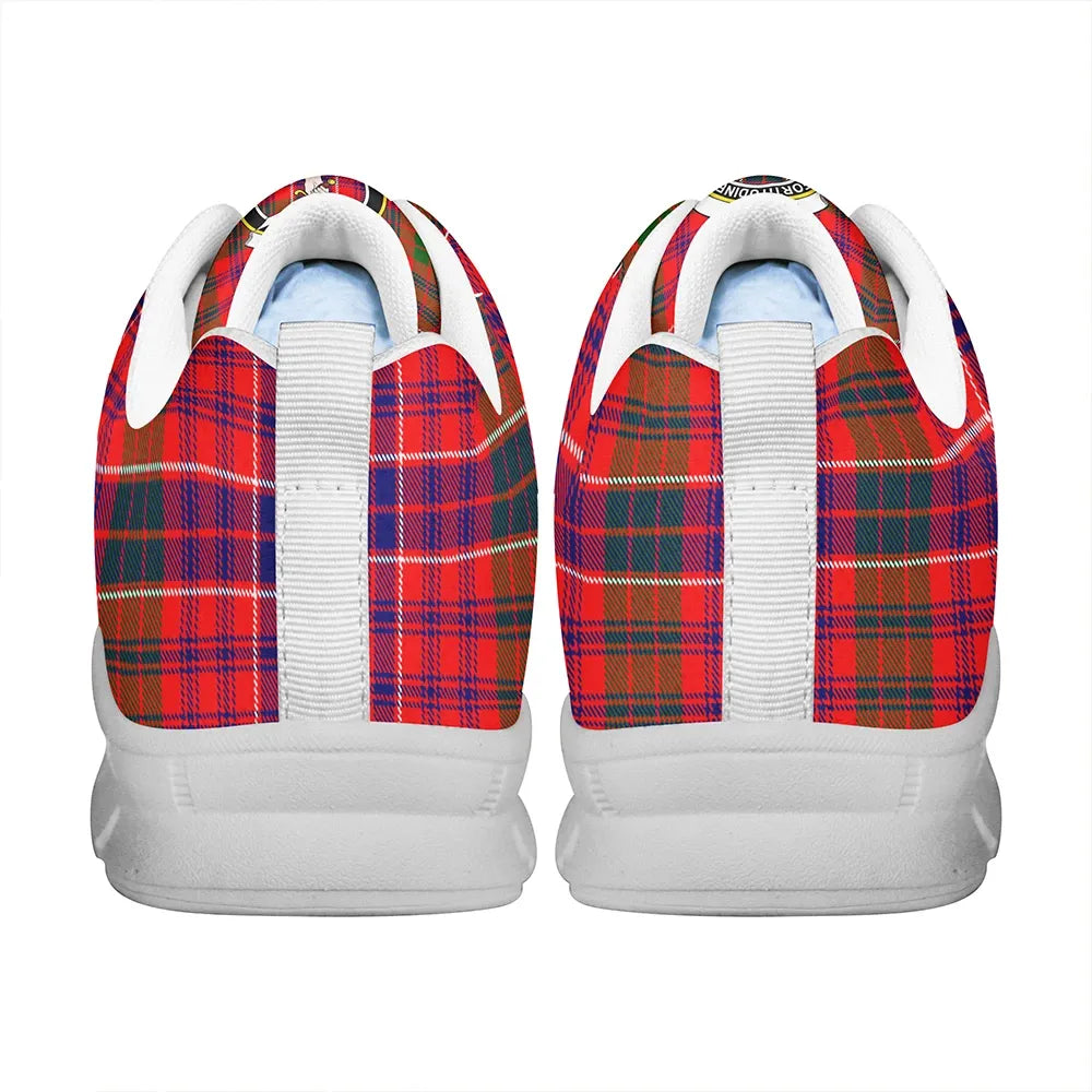 MacRae Modern Tartan Crest Sneakers