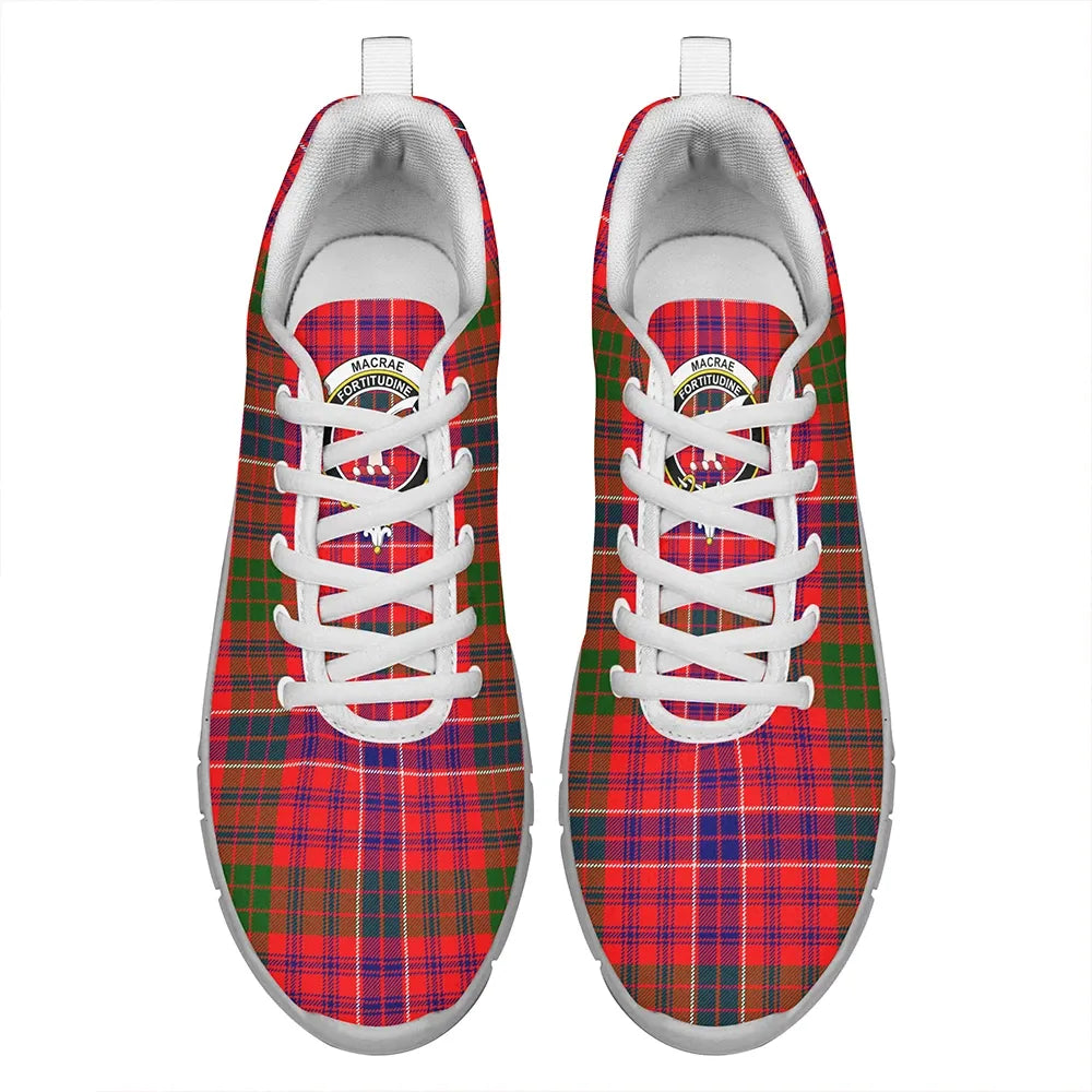 MacRae Modern Tartan Crest Sneakers