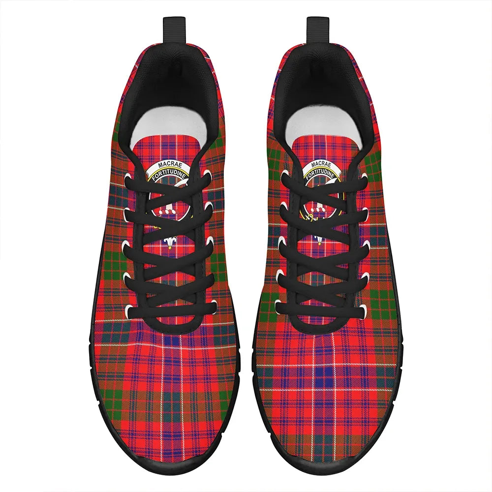 MacRae Modern Tartan Crest Sneakers