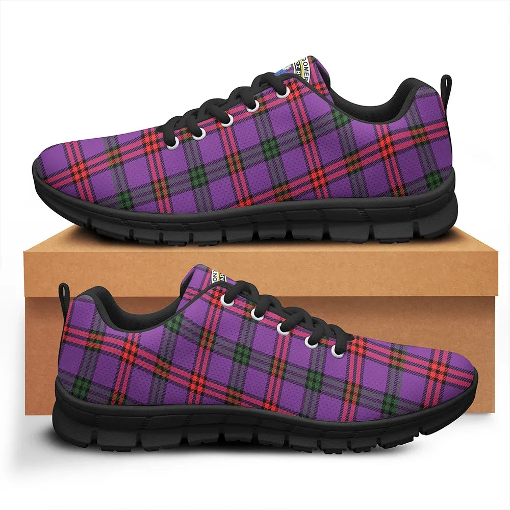 Montgomery Modern Tartan Crest Sneakers