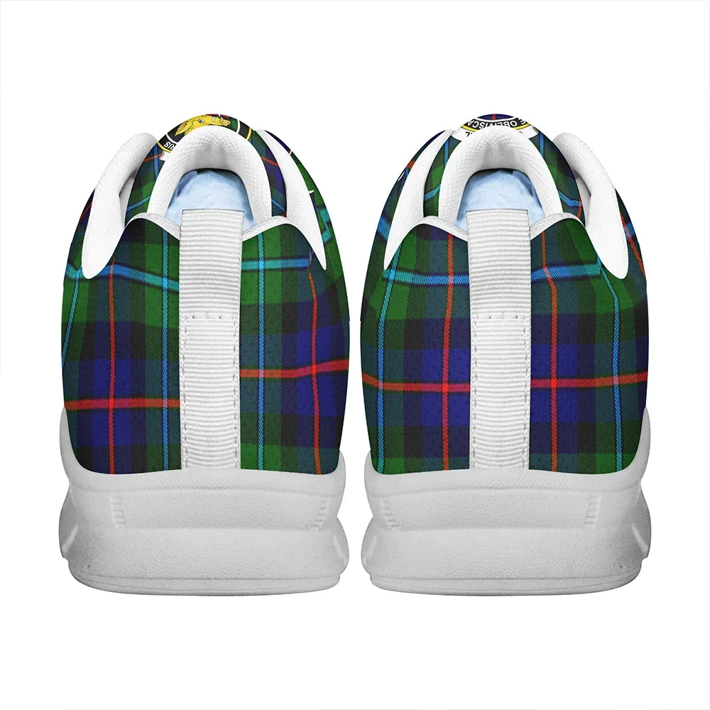 Campbell of Cawdor Modern Tartan Crest Sneakers