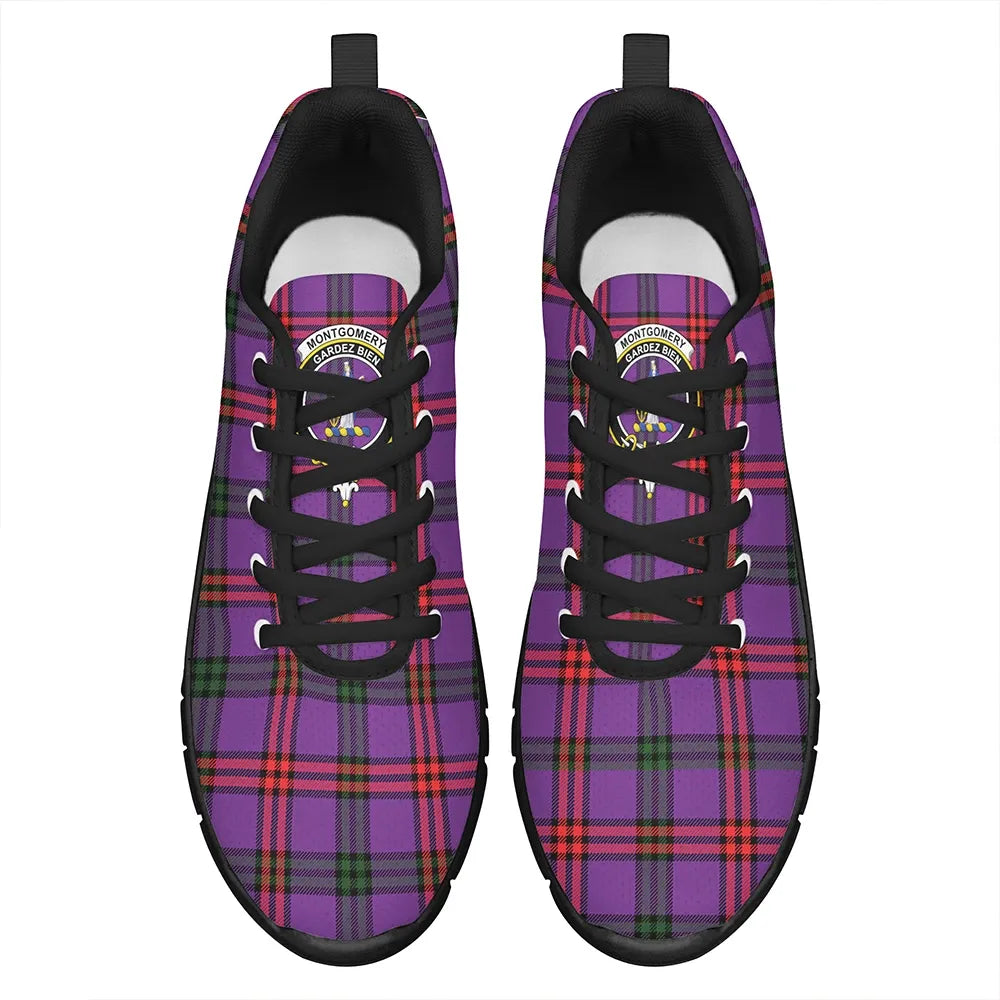 Montgomery Modern Tartan Crest Sneakers