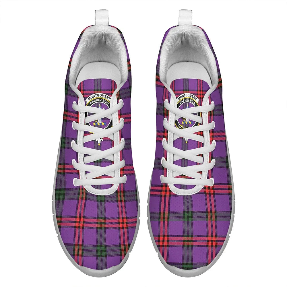 Montgomery Modern Tartan Crest Sneakers